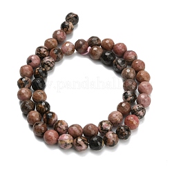Natural Rhodonite Beads Strands&nbsp;G-L642-F02-8mm