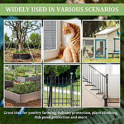 PE Plastic Mesh Anti-fall Net&nbsp;DIY-WH0671-157B-01
