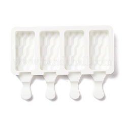 Food Grade DIY Rectangle Ice-cream Silicone Molds&nbsp;DIY-D062-04B