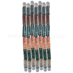1 Strand Column Natural Indian Agate Beads Strands&nbsp;G-PA0002-31