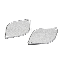 炭素鋼カッティングダイステンシル  DIY革製造用  葉  マットプラチナカラー  43x25mm&nbsp;DIY-WH0158-08B