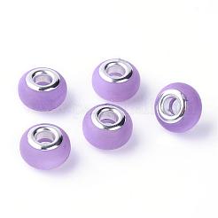 Resin Imitation Cat Eye European Beads&nbsp;RPDL-S004-M
