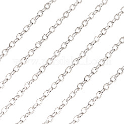 Brass Coated Iron Flat Cable Chains&nbsp;CH-TAC0007-02S