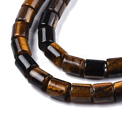 Natural Tiger Eye Beads Strands&nbsp;G-N326-150-B02
