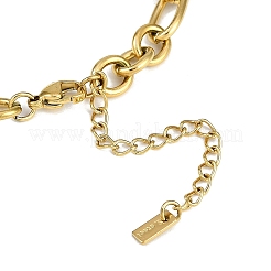 PVD Vacuum Plating 304 Stainless Steel Bracelets for Women&nbsp;BJEW-Z077-05G