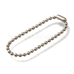Brass Ball Chain Bracelets for Women Men&nbsp;BJEW-M059-01P