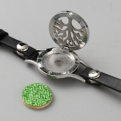 Leather & Alloy Watch Bands&nbsp;AJEW-WH0248-692P-05