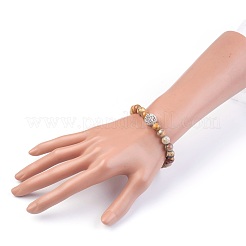 Natural Mixed Stone Stretch Bracelets&nbsp;BJEW-JB03943