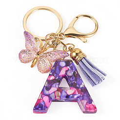 Resin Butterfly Pendant Keychains&nbsp;KEYC-TAC0034-03A