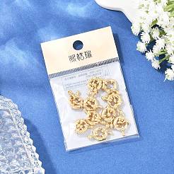 SHEGRACE Brass Spring Ring Clasps&nbsp;XGR0022G-44G