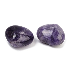 Heart Natural Amethyst Palm Stones&nbsp;G-C186-02B