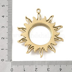 Ion Plating(IP) 304 Stainless Stee Locket Pendants&nbsp;STAS-S132-08G-01