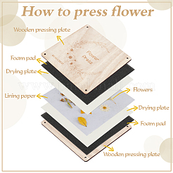 Fibre Drying Plate for Microwave Flower Pressing&nbsp;DIY-WH0504-341B