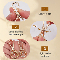 DIY Keychain Clasp Findings Kits&nbsp;DIY-SP0003-47G