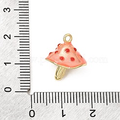 Brass Enamel Pendants&nbsp;KK-CBACA9B-01G-02