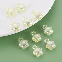 Transparent Crackle Acrylic Pendants&nbsp;LS-MACR-S373-63-L06