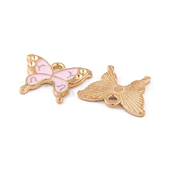 Light Gold Plated Alloy Enamel Pendants&nbsp;FIND-Q100-02KCG