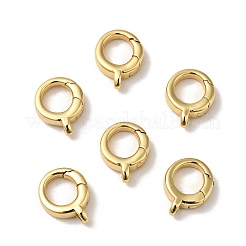Brass Spring Gate Rings&nbsp;KK-J301-08G
