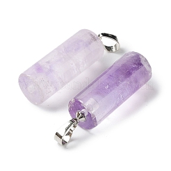 Natural Amethyst Pendants&nbsp;G-P461-02
