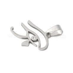 201 Stainless Steel Pendants&nbsp;STAS-V005-03P