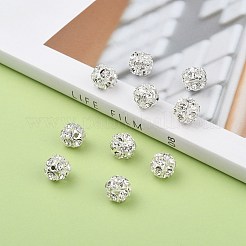 Brass Crystal Rhinestone Beads&nbsp;RSB11C14