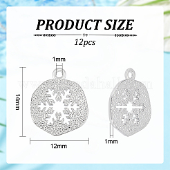 12Pcs Brass Charms&nbsp;KK-BC0012-33