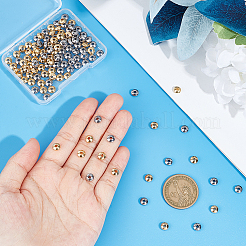 120Pcs 2 Colors 304 Stainless Steel Spacer Beads&nbsp;STAS-UN0050-37