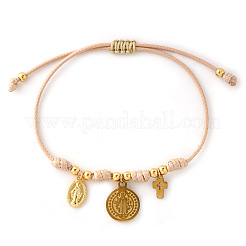 Adjustable Copper Rope Link Charm Bracelet&nbsp;ZH0707