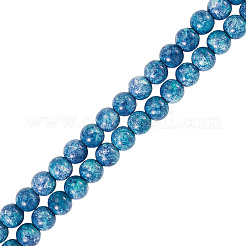 1 Strand Baking Paint Glass Beads Strands&nbsp;DGLA-TADJ0001-01A