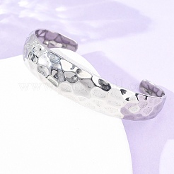 316 Surgical Stainless Steel Cuff Bangles&nbsp;BJEW-C142-04P