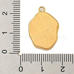 304 Stainless Steel Pave Shell Pendants&nbsp;STAS-Z081-02G-01