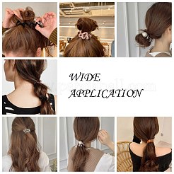 ぐるぐるスプリングゴムヘアゴム  ポニーテールホルダー  ミックスカラー  35~39mm&nbsp;OHAR-Q044-39