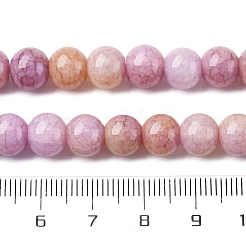 Ombre Effect Dyed Glass Beads Strands&nbsp;GLAA-T031-01O-10