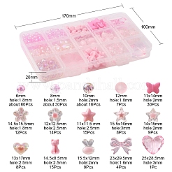 238Pcs 15 Style Transparent & Opaque Acrylic Beads&nbsp;DIY-YW0005-41