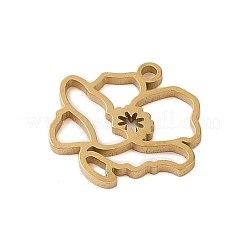 304 Stainless Steel Pendants&nbsp;STAS-S139-06G-09