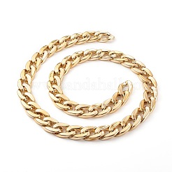 Handmade CCB Plastic Curb Chains&nbsp;AJEW-JB00964-03