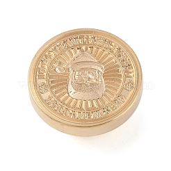 Christmas Series Wax Seal Brass Stamp Head&nbsp;AJEW-Z031-04G-10