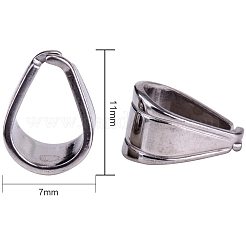 304 Stainless Steel Pinch Bails&nbsp;STAS-PH0002B-07P