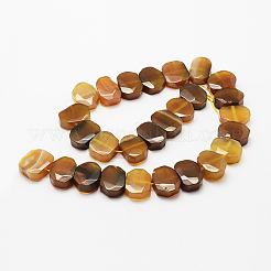 Natural Agate Beads Strands&nbsp;G-P311-A