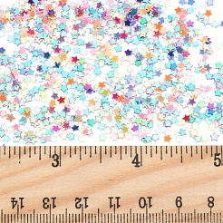 輝くネイルアートグリッター 90g  マニキュアスパンコール  キラキラネイルスパンコール  スター  ミックスカラー  2.5x2.5x0.3mm&nbsp;MRMJ-FS0001-04A