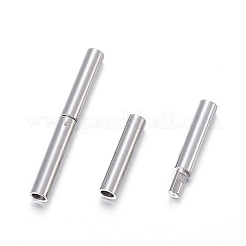変色しない304ステンレススチール製バヨネット留め具  コラム  ステンレス鋼色  21x2.5mm  穴：1.7mm&nbsp;X-STAS-F108-12P-1.7mm