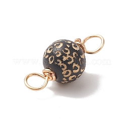 Painted Natural Wood Connector Charms&nbsp;PALLOY-JF02050