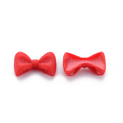 オペーク樹脂カボション  蝶結び  ミックスカラー  5x9x2mm&nbsp;X-CRES-Q216-010