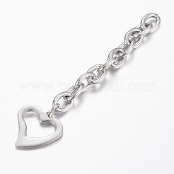Tarnish Resistant 304 Stainless Steel Chain Extender&nbsp;STAS-H434-20P