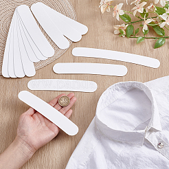 男性用ドレスシャツ用プラスチックカラーステイ 15個 3スタイル  ホワイト  166~217x26~31.5x0.5~0.8mm  5個/スタイル&nbsp;AJEW-HY0003-21