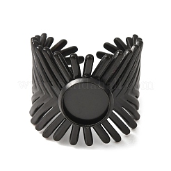 V-Shaped 304 Stainless Steel Cuff Ring Components&nbsp;SA-CBAC0DF-01A-EB