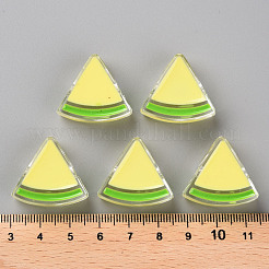 Transparent Enamel Acrylic Beads&nbsp;TACR-S155-001B
