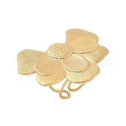 304 Stainless Steel Cuff Open Rings for Women&nbsp;RJEW-F195-03G