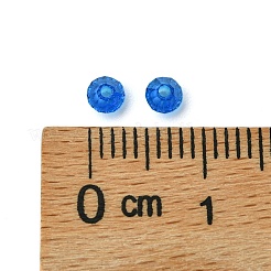 プレシオサ®クリスタルビーズ  チェコクリスタル  双円錐形(451 69 302 ロンデル)  60310 カプリブルー  3mm  穴：0.8mm&nbsp;X-PRC-BA3-60310