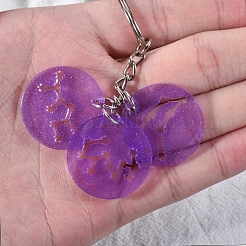 Twelve Constellations Round Pendants Silicone Molds&nbsp;LS-DIY-G073-01